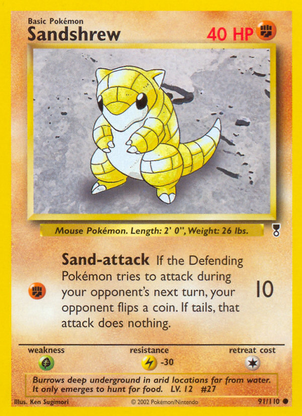 Sandshrew (Legendary Collection) #91