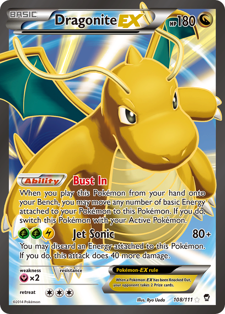 Dragonite-EX (Furious Fists) #108