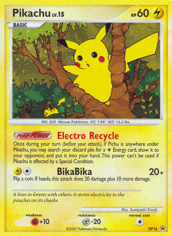 Pikachu (DP Black Star Promos) #DP16
