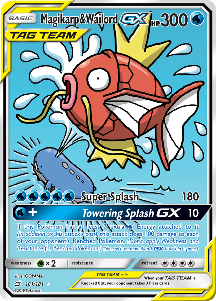 Magikarp & Wailord-GX (Team Up) #161
