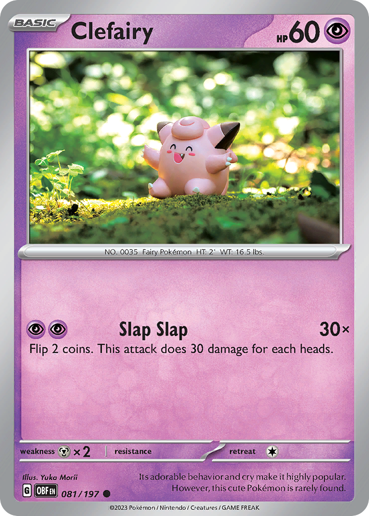 Clefairy (Obsidian Flames) #81