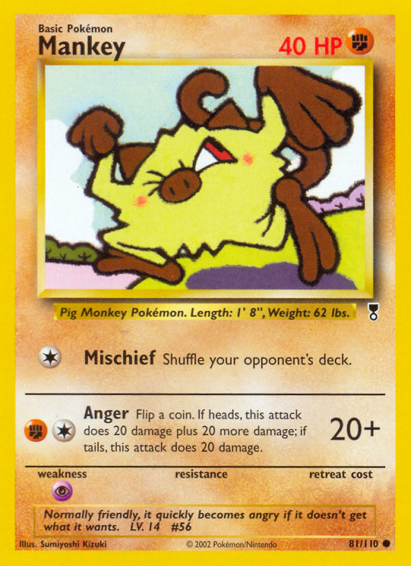 Mankey (Legendary Collection) #81