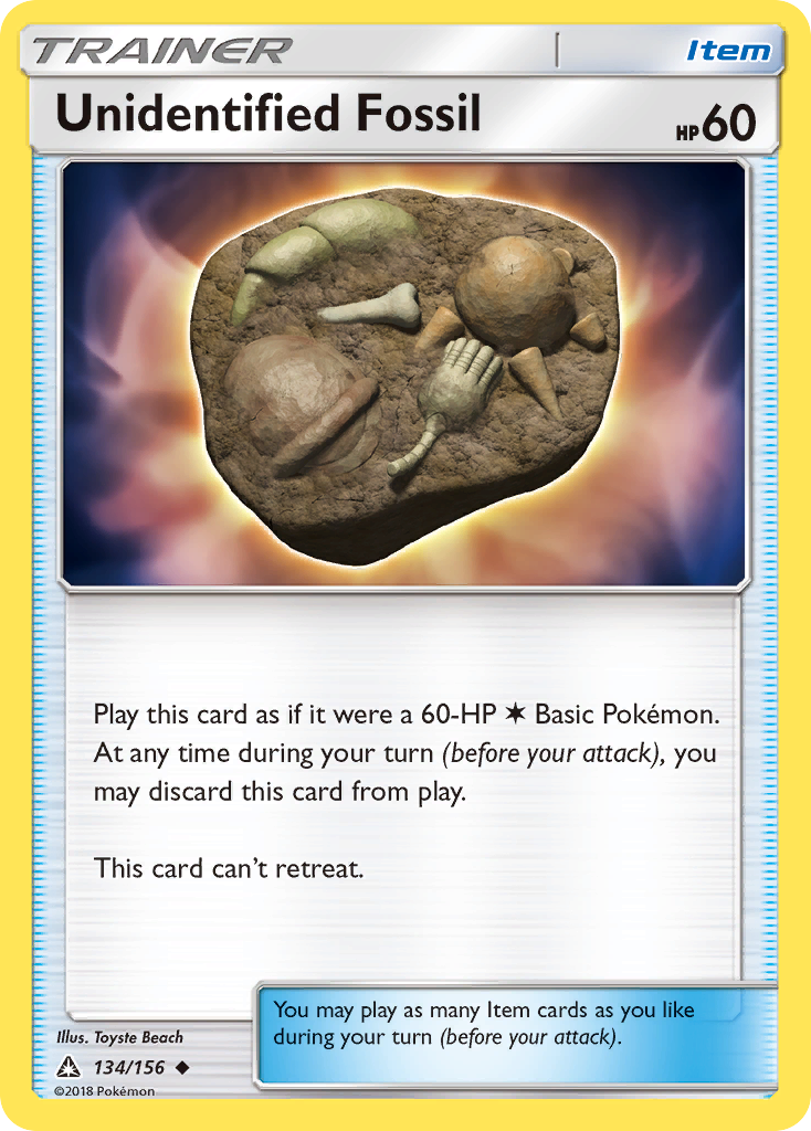 Unidentified Fossil (Ultra Prism) #134