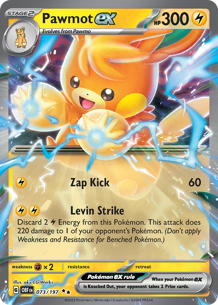 Pawmot ex (Obsidian Flames) #73
