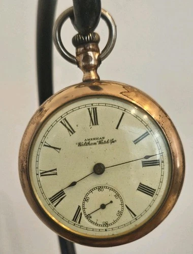 American Waltham Gold Filled Open Face Pocket Watch