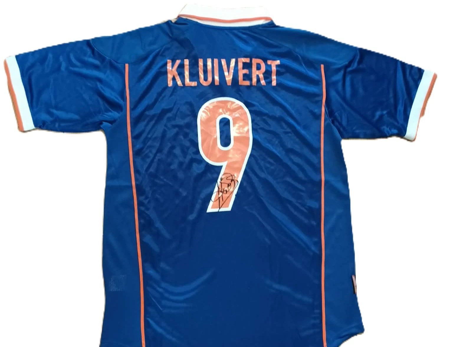 Patrick Kluivert Signed Netherlands Jersey