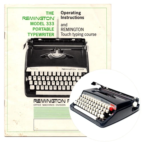 Remington 333 Typewriter Manual