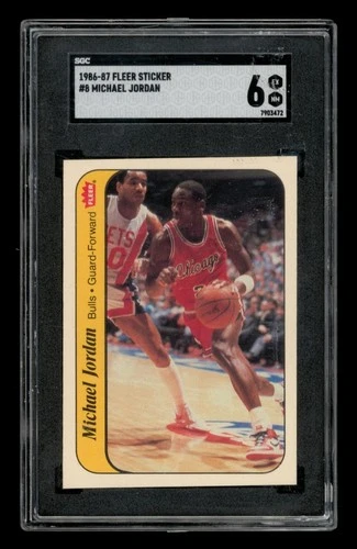 1986 Fleer Jordan Sticker #8