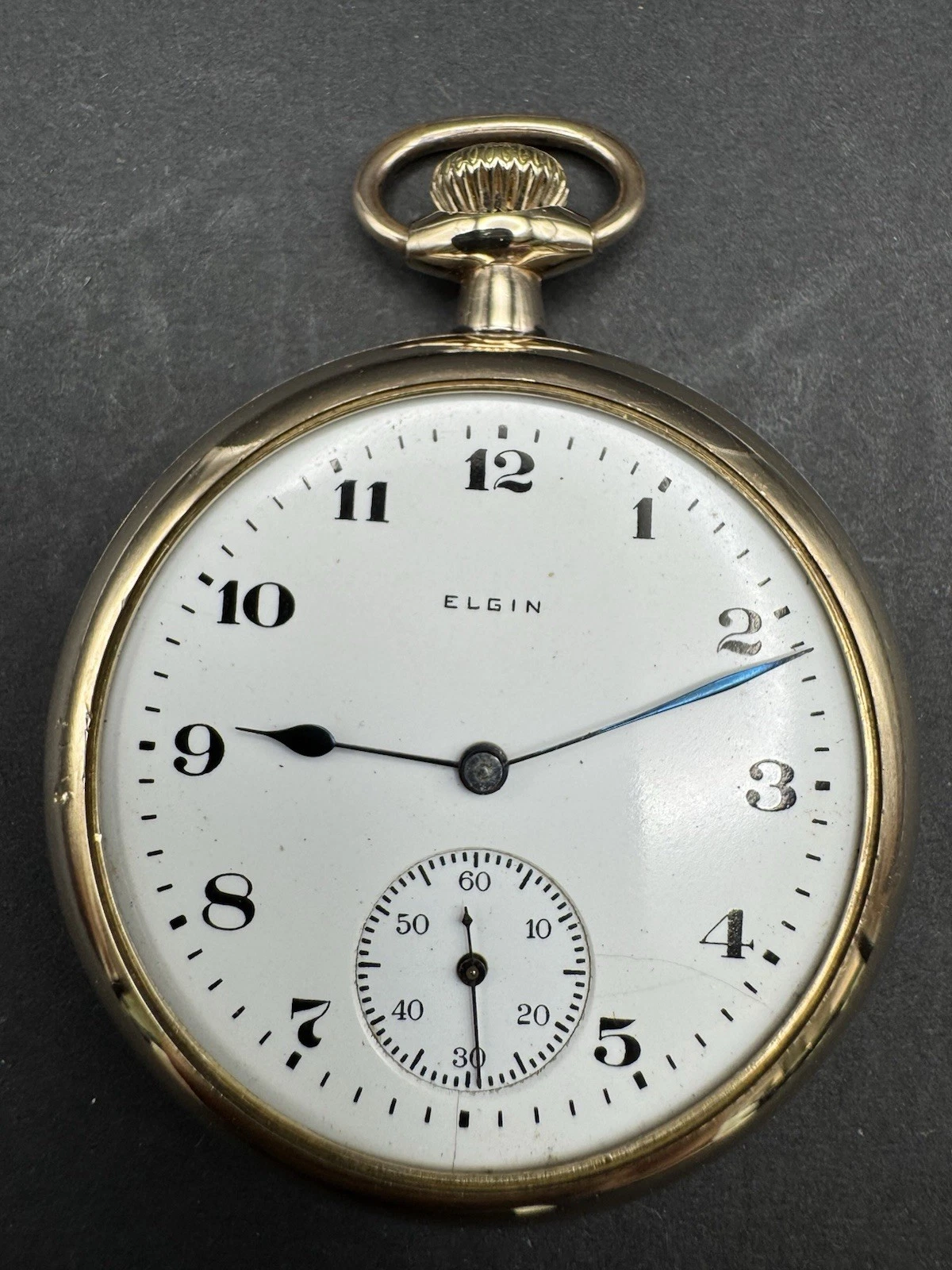 Elgin Open-Face Pocket Watch 16s