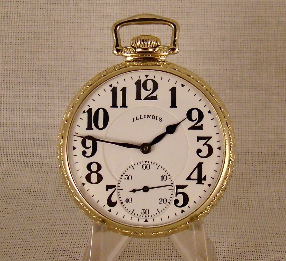 Illinois Bunn Special Open-Face Pocket Watch