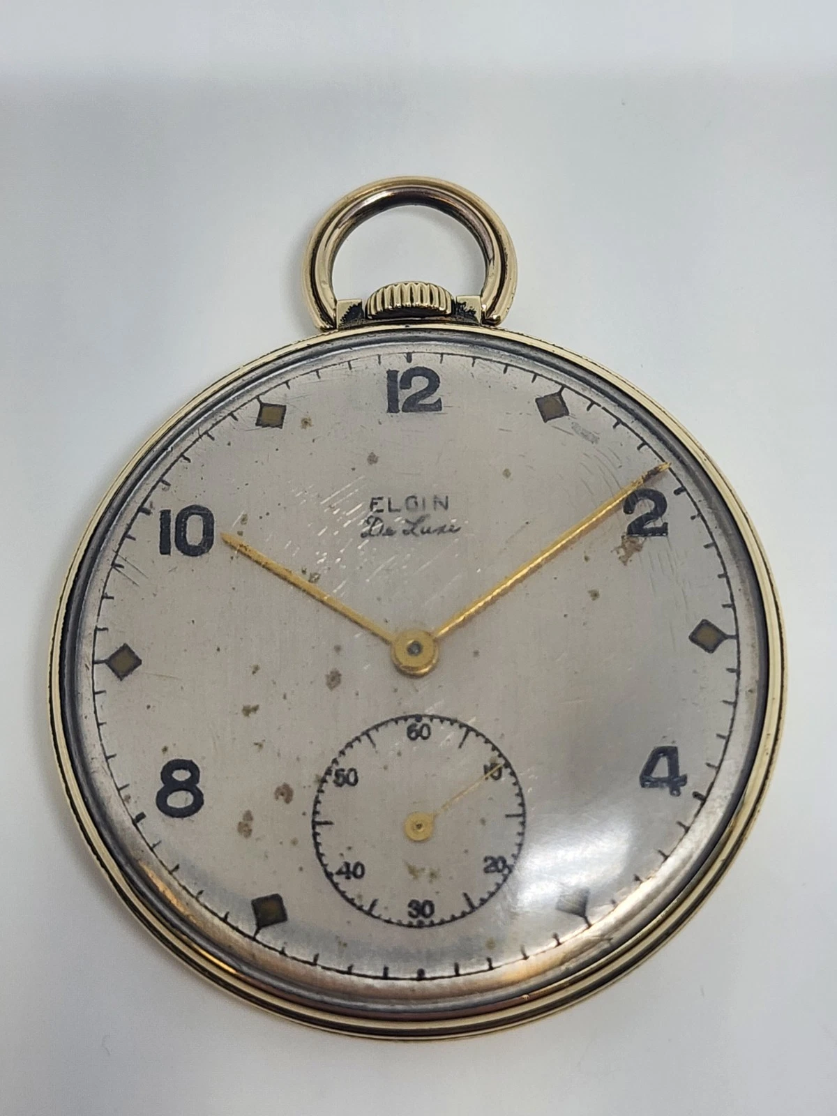 Elgin 10s Gold-Filled Open-Face Pocket Watch
