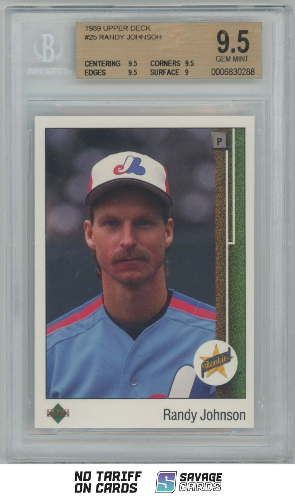 1989 Upper Deck Randy Johnson #25