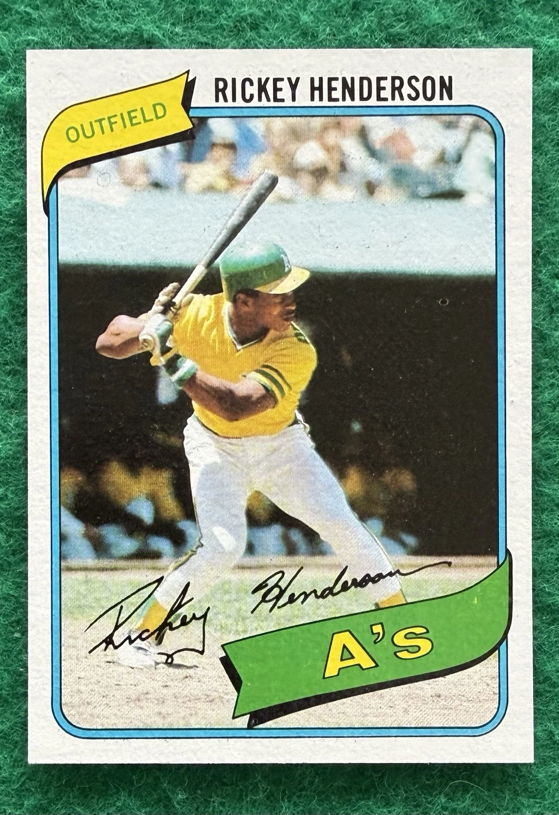 1980 Topps Rickey Henderson #482