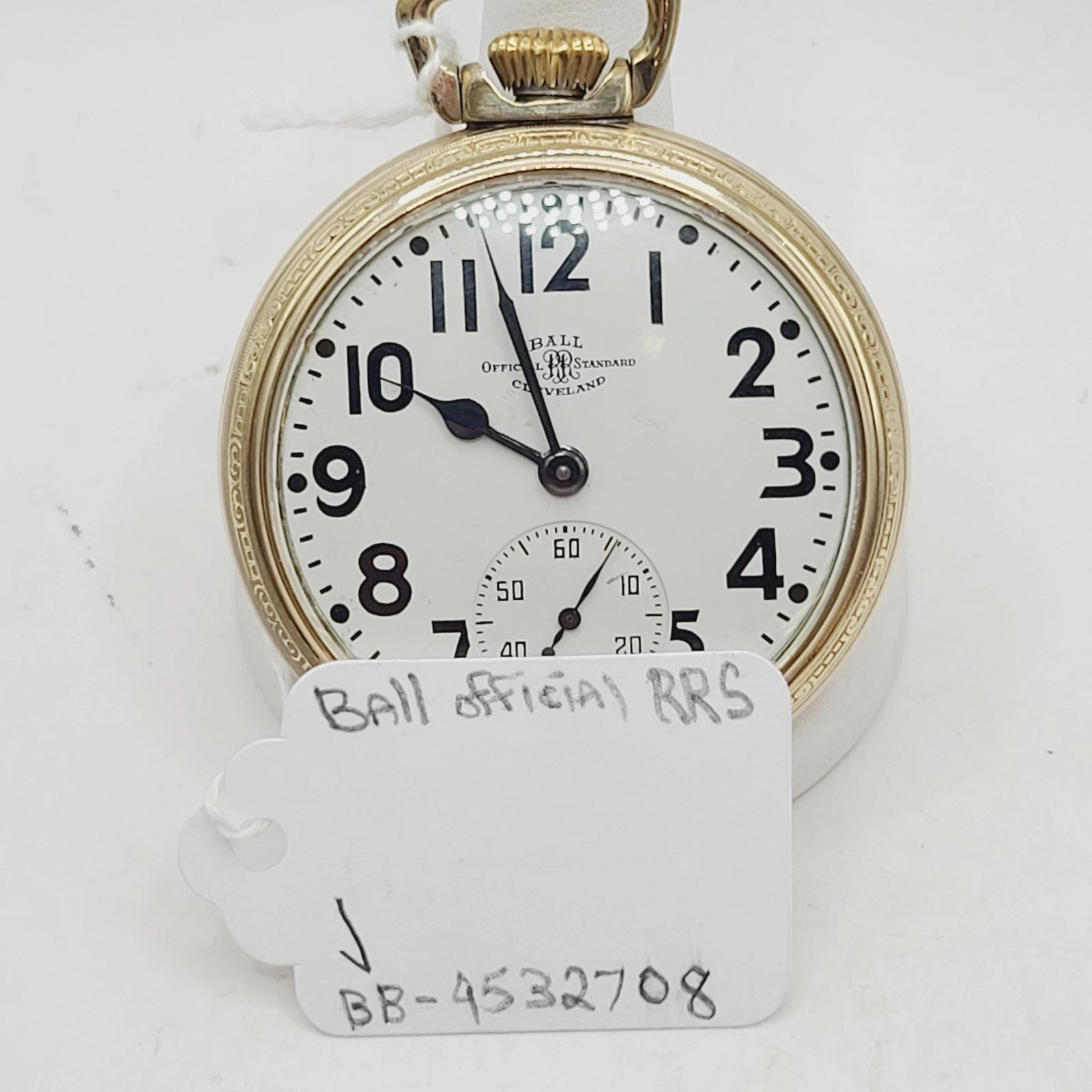 Ball Official RR Standard Open Face Pocket Watch