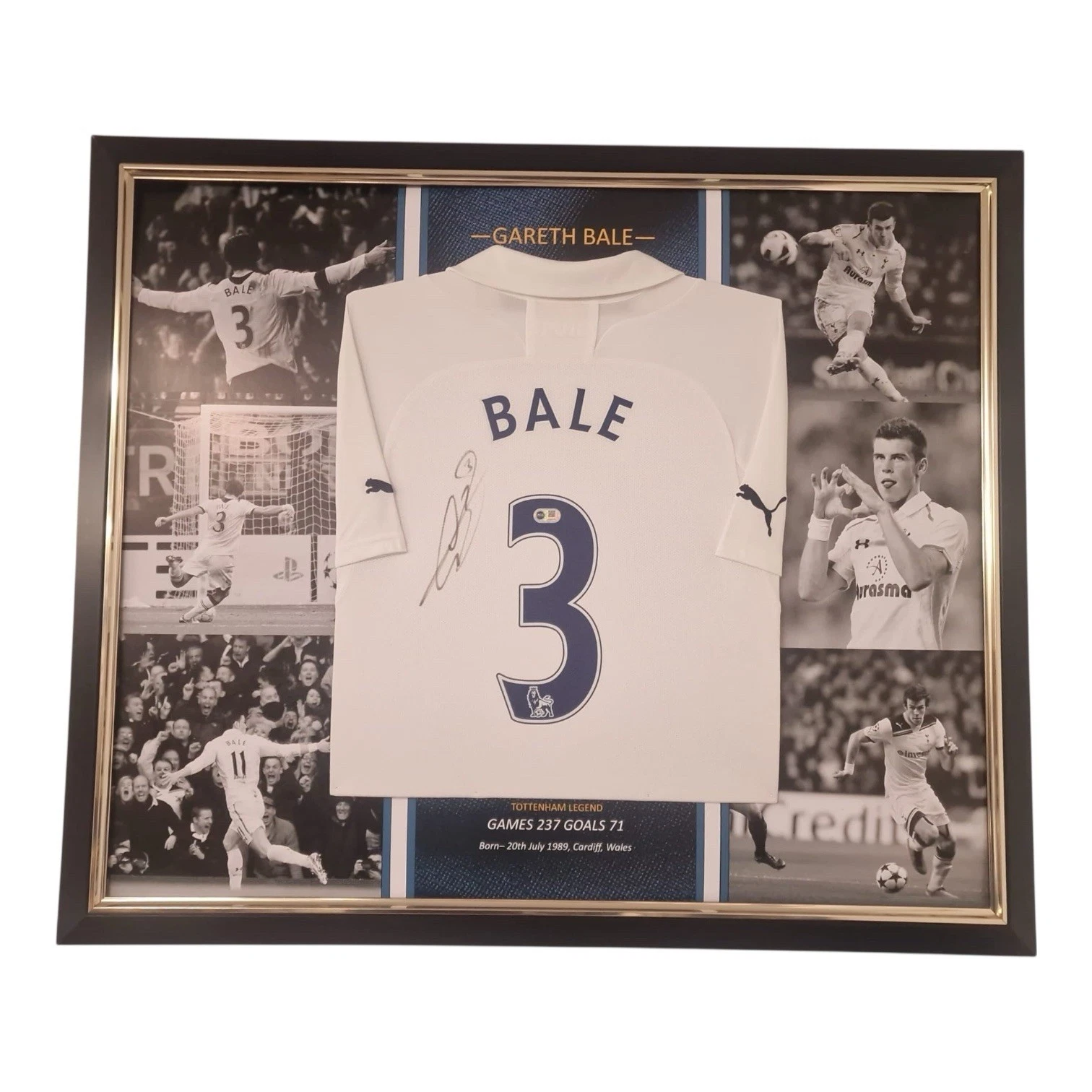 Gareth Bale Signed Tottenham Hotspur Jersey