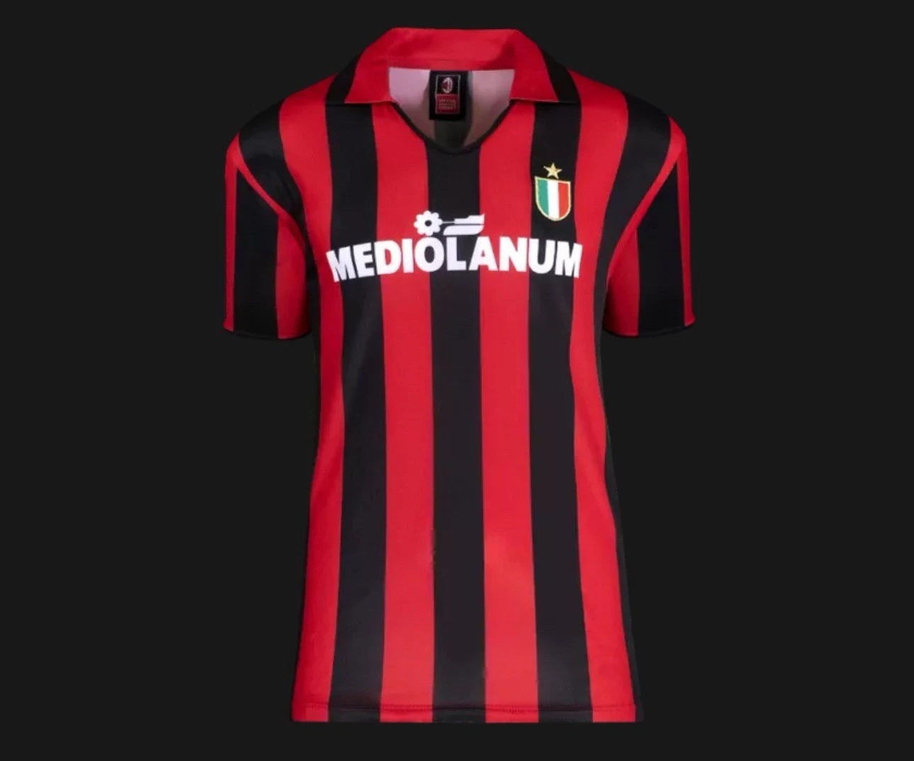 Ruud Gullit Signed AC Milan Jersey