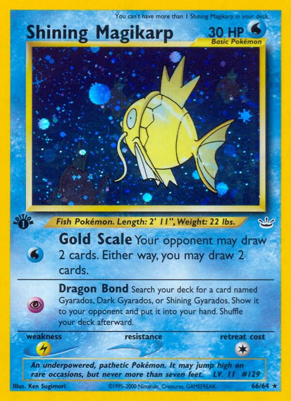 Shining Magikarp (Neo Revelation) #66 1st Edition