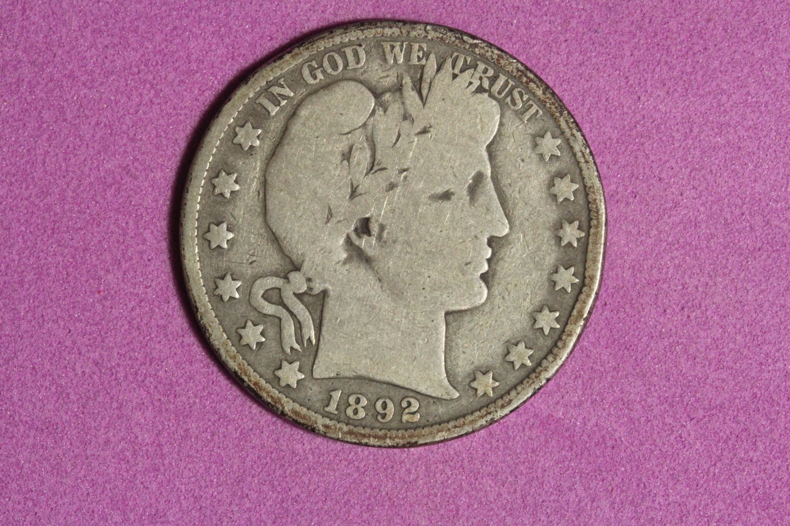 1892-O Barber Half Dollar
