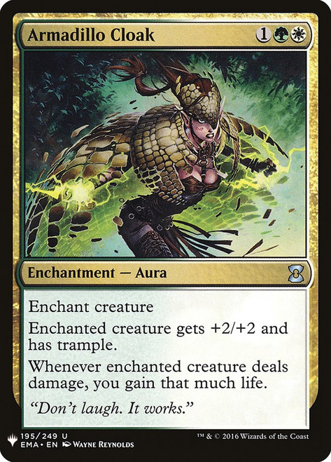 Armadillo Cloak (Duel Decks: Phyrexia vs. the Coalition) #58