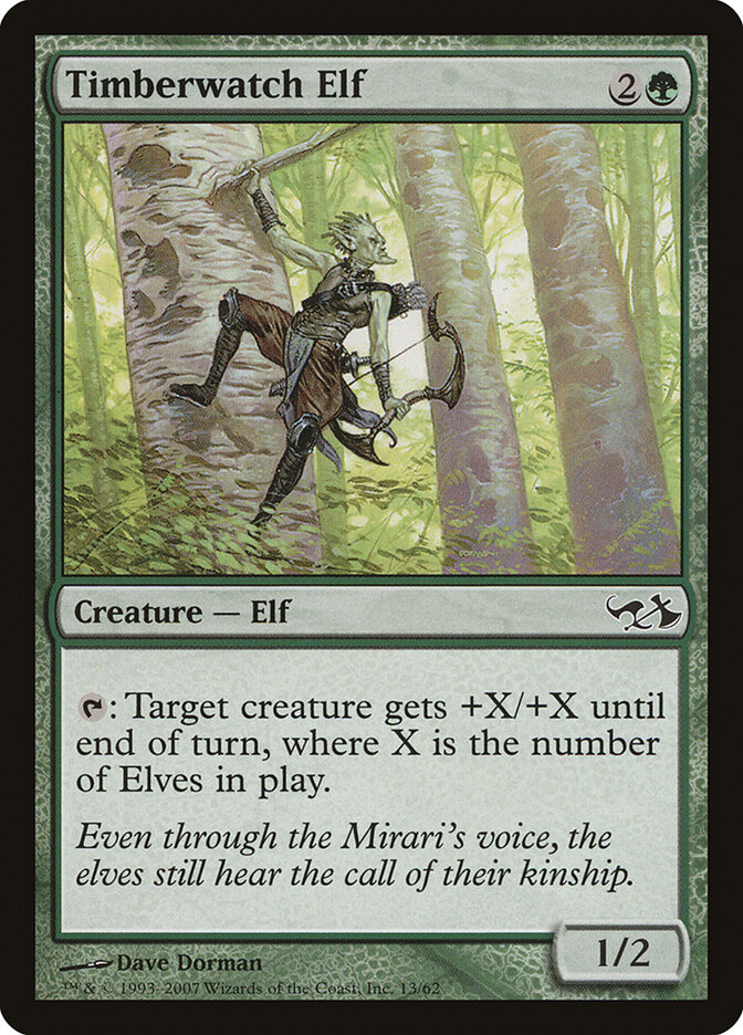 Timberwatch Elf (Duel Decks Anthology: Elves vs. Goblins) #13