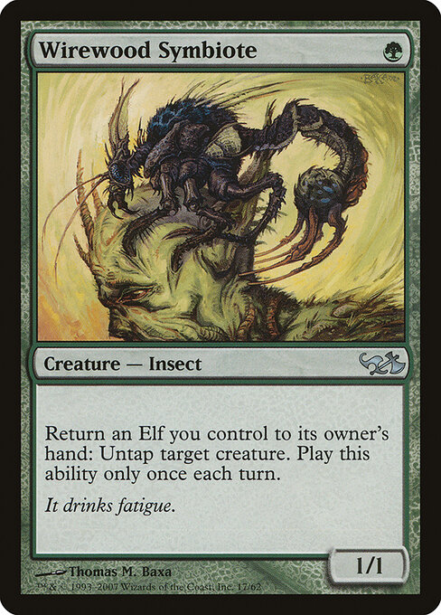 Wirewood Symbiote (Duel Decks: Elves vs. Goblins) #17