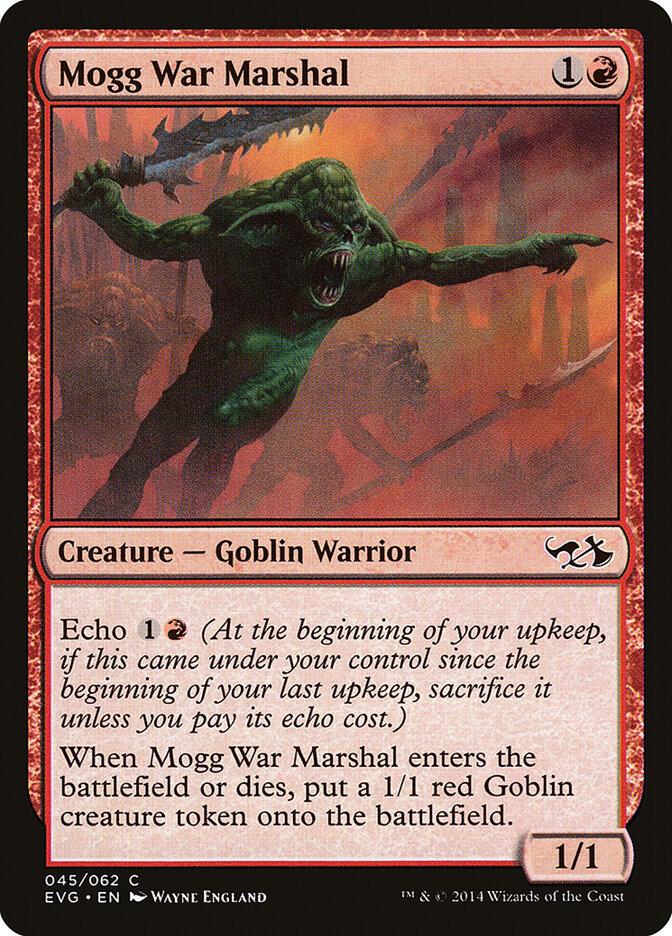 Mogg War Marshal (Duel Decks Anthology: Elves vs. Goblins) #45