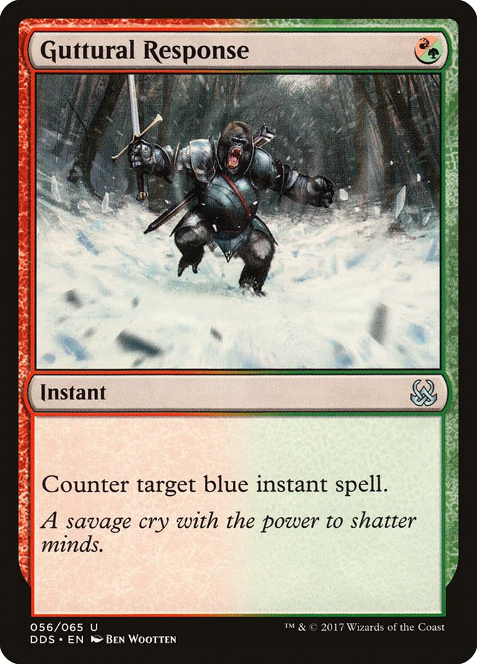 Guttural Response (Duel Decks: Mind vs. Might) #56