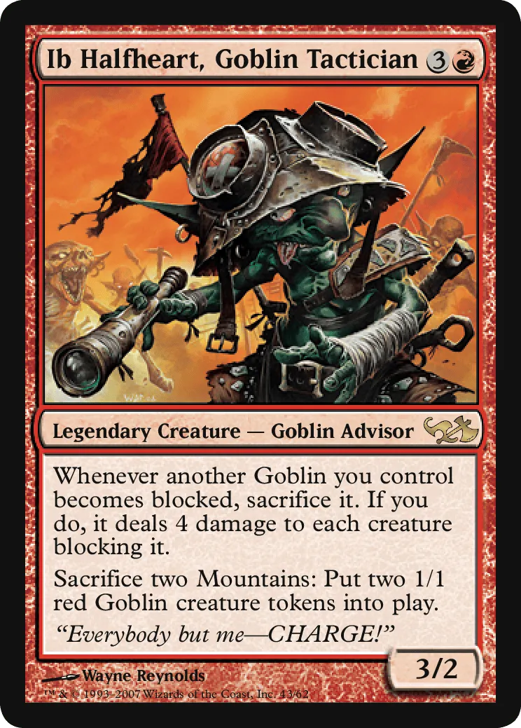 Ib Halfheart, Goblin Tactician (Duel Decks Anthology: Elves vs. Goblins) #43