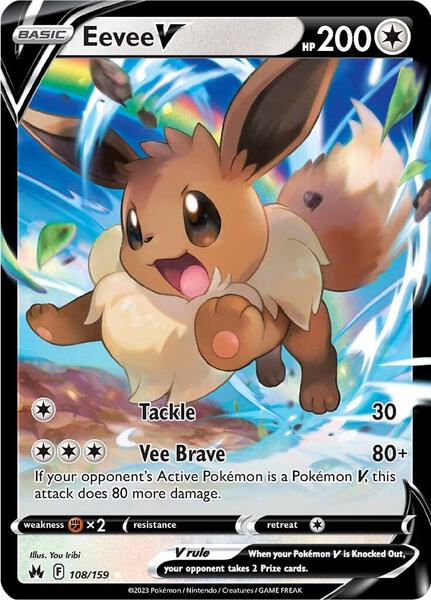 Eevee V (Crown Zenith) #108