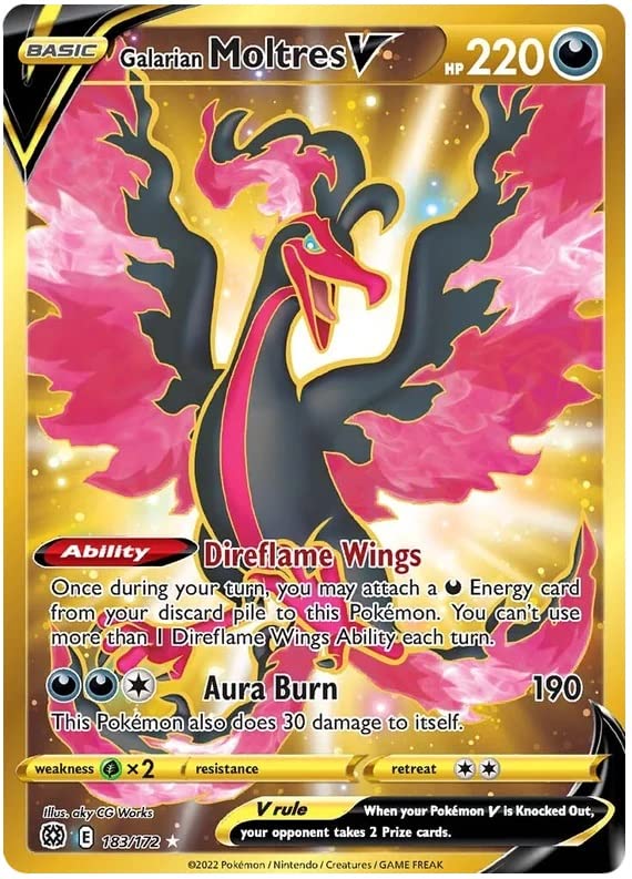 Galarian Moltres V (Brilliant Stars) #183