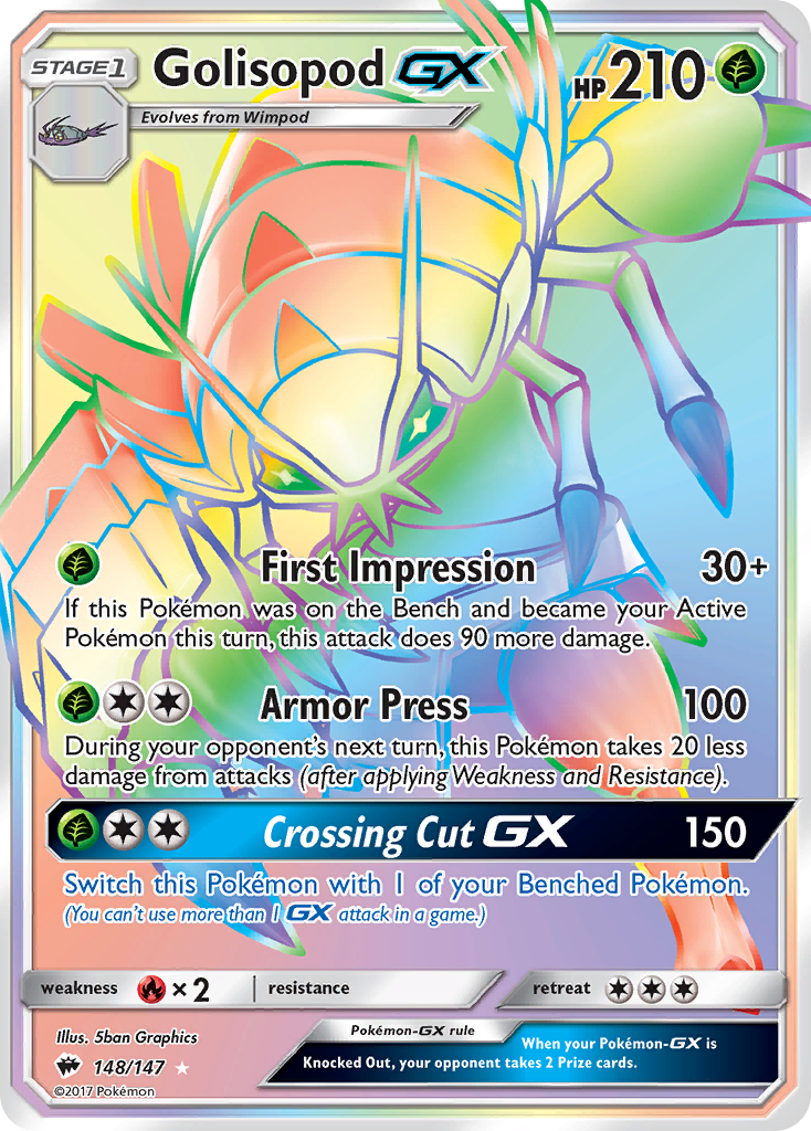 Golisopod-GX (Burning Shadows) #148