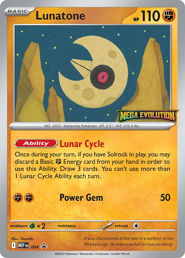 Lunatone (Mega Evolution) #74