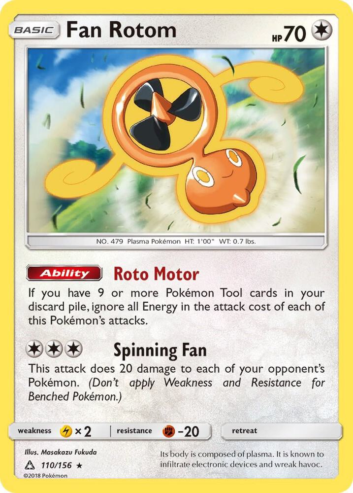 Fan Rotom (Ultra Prism) #110