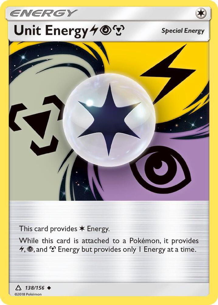 Unit Energy LightningPsychicMetal (Ultra Prism) #138