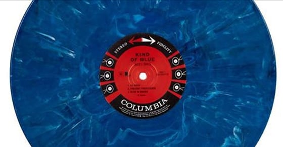 Miles Davis Kind of Blue Blue Vinyl LP