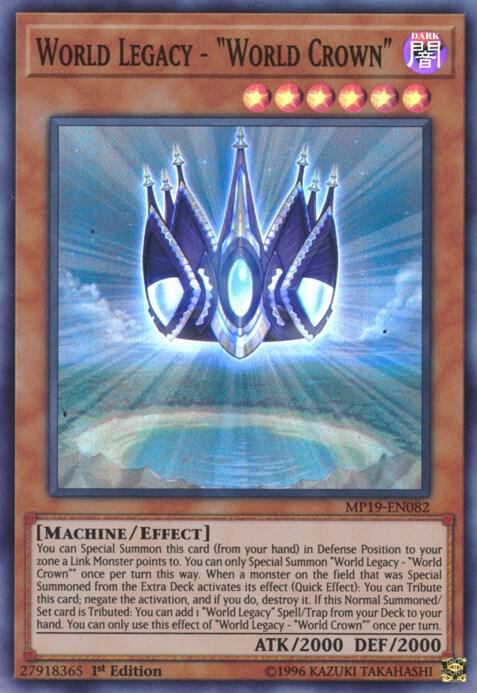 World Legacy - "World Crown" (2019 Gold Sarcophagus Tin Mega Pack)